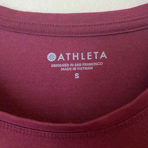 EUC Athleta Raw Hew Burgundy Tank - Picture 3 of 4